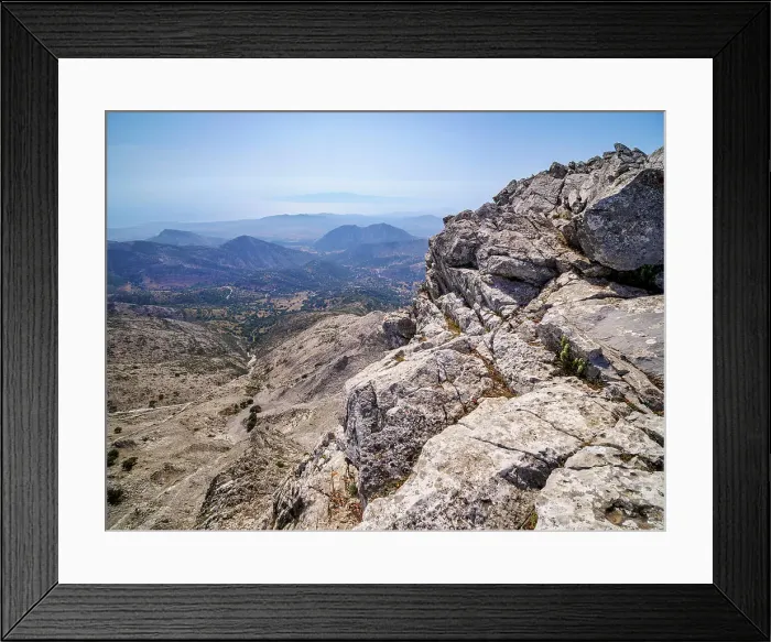 Framed Print : Landscape seen from the peak of Mount Zas (Zeus), Naxos Island, Cyclades, Greek Islands, Greece, Europe Framed Print : Landscape seen from the peak of Mount Zas (Zeus), Naxos Island, Cyclades, Greek Islands, Greece, Europe