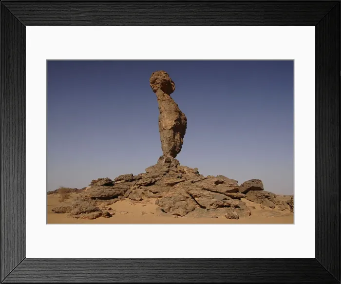 Framed Print : Finger of Allah rock formation in Akakus Mountains, Libya, North Africa, Africa Framed Print : Finger of Allah rock formation in Akakus Mountains, Libya, North Africa, Africa