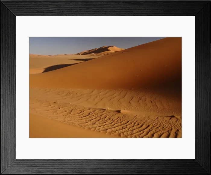 Framed Print : Picturesque orange Dunes of Ubari, Sahara Desert, Libya, North Africa, Africa Framed Print : Picturesque orange Dunes of Ubari, Sahara Desert, Libya, North Africa, Africa