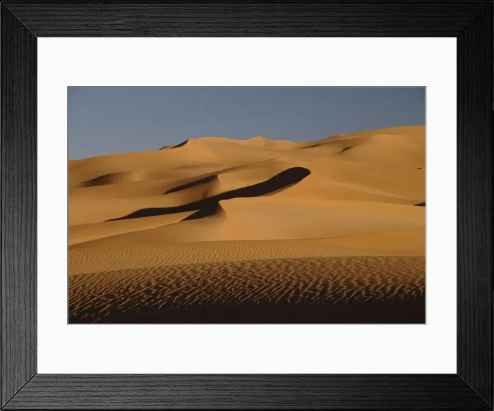 Framed Print : Picturesque orange Dunes of Ubari, Sahara Desert, Libya, North Africa, Africa Framed Print : Picturesque orange Dunes of Ubari, Sahara Desert, Libya, North Africa, Africa