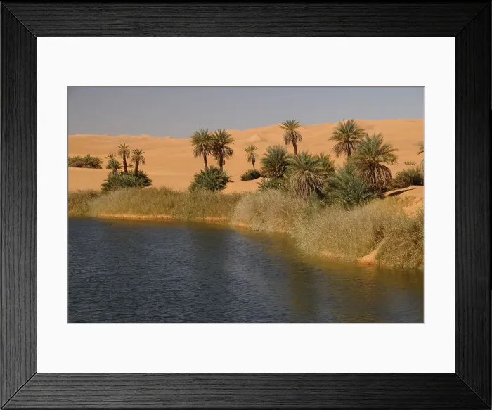 Framed Print : Picturesque orange Dunes of Ubari Oasis, Sahara Desert, Libya, North Africa, Africa Framed Print : Picturesque orange Dunes of Ubari Oasis, Sahara Desert, Libya, North Africa, Africa