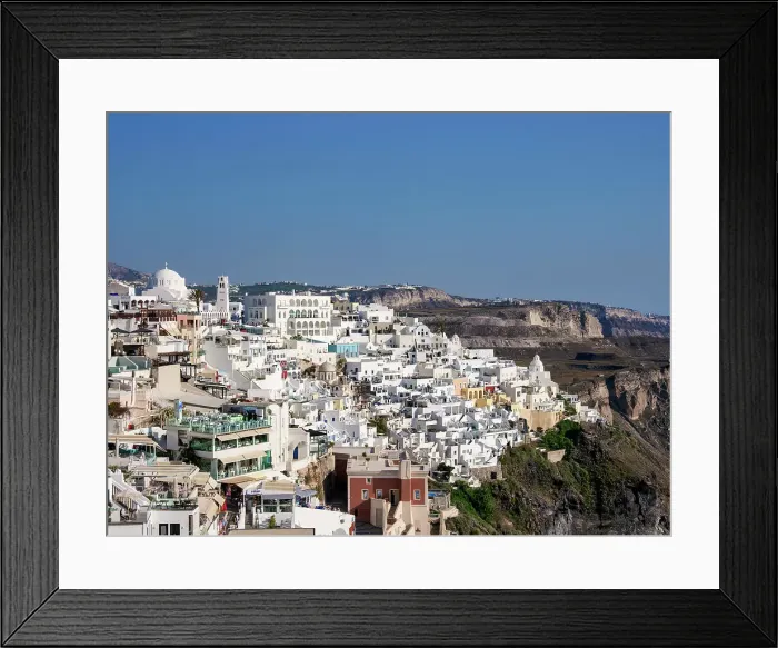 Framed Print : Cityscape of Fira, Santorini (Thira) Island, Cyclades, Greek Islands, Greece, Europe Framed Print : Cityscape of Fira, Santorini (Thira) Island, Cyclades, Greek Islands, Greece, Europe