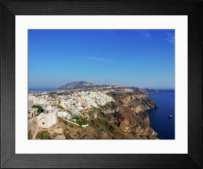 Framed Print : Cityscape of Fira, Santorini (Thira) Island, Cyclades, Greek Islands, Greece, Europe Framed Print : Cityscape of Fira, Santorini (Thira) Island, Cyclades, Greek Islands, Greece, Europe