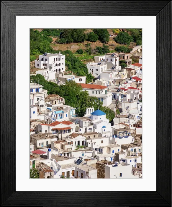 Framed Print : Koronos Village, elevated view, Naxos Island, Cyclades, Greek Islands, Greece, Europe Framed Print : Koronos Village, elevated view, Naxos Island, Cyclades, Greek Islands, Greece, Europe