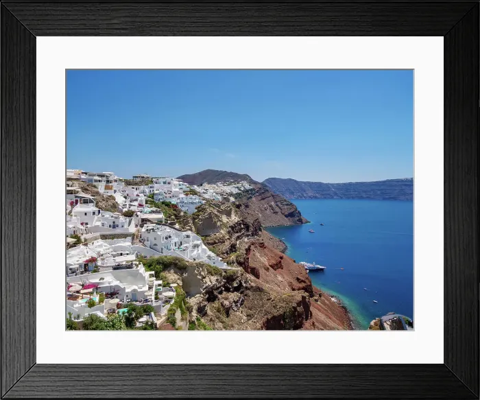 Framed Print : Oia Village and the caldera, Santorini (Thira) Island, Cyclades, Greek Islands, Greece, Europe Framed Print : Oia Village and the caldera, Santorini (Thira) Island, Cyclades, Greek Islands, Greece, Europe