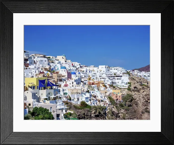 Framed Print : Oia Village, Santorini (Thira) Island, Cyclades, Greek Islands, Greece, Europe Framed Print : Oia Village, Santorini (Thira) Island, Cyclades, Greek Islands, Greece, Europe