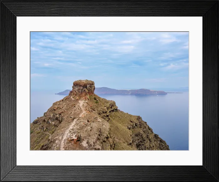 Framed Print : Ruins of Skaros, a medieval fortress town near Imerovigli, Santorini (Thira) Island, Cyclades, Greek Islands, Greece, Europe Framed Print : Ruins of Skaros, a medieval fortress town near Imerovigli, Santorini (Thira) Island, Cyclades, Greek Islands, Greece, Europe