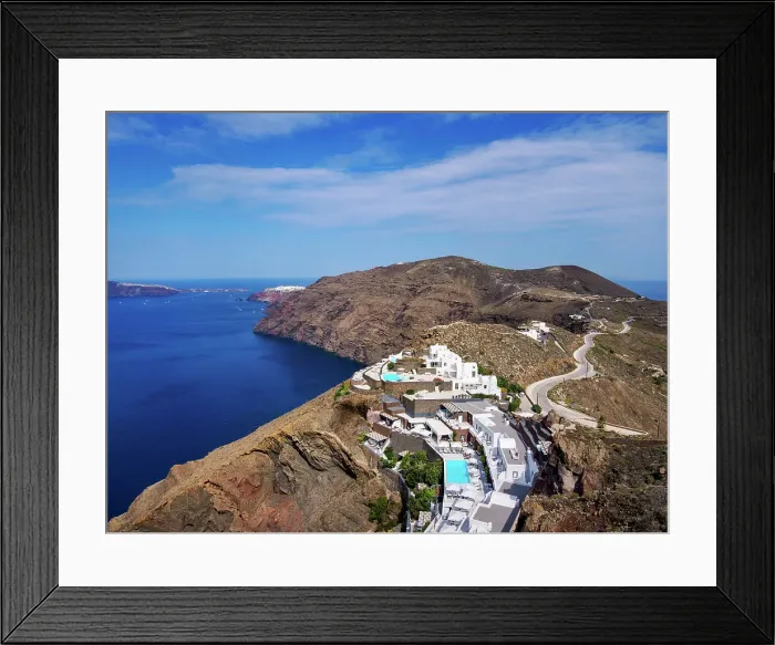 Framed Print : Hotels at the edge of the caldera, Santorini (Thira) Island, Cyclades, Greek Islands, Greece, Europe Framed Print : Hotels at the edge of the caldera, Santorini (Thira) Island, Cyclades, Greek Islands, Greece, Europe
