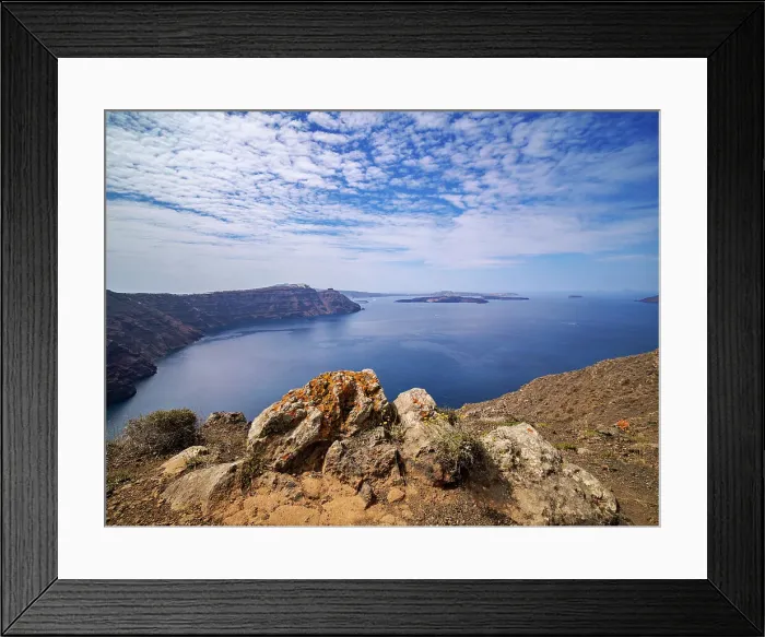 Framed Print : Landscape of the caldera, Santorini (Thira) Island, Cyclades, Greek Islands, Greece, Europe Framed Print : Landscape of the caldera, Santorini (Thira) Island, Cyclades, Greek Islands, Greece, Europe