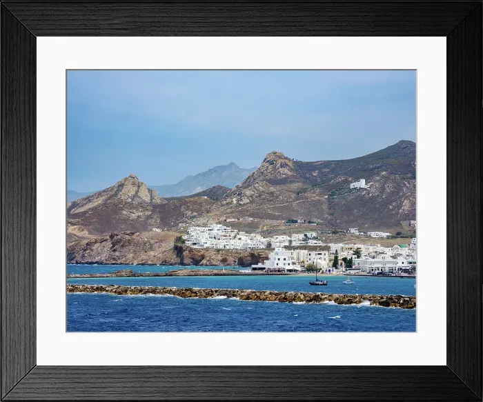 Framed Print : View towards Chora, Naxos City, Naxos Island, Cyclades, Greek Islands, Greece, Europe Framed Print : View towards Chora, Naxos City, Naxos Island, Cyclades, Greek Islands, Greece, Europe
