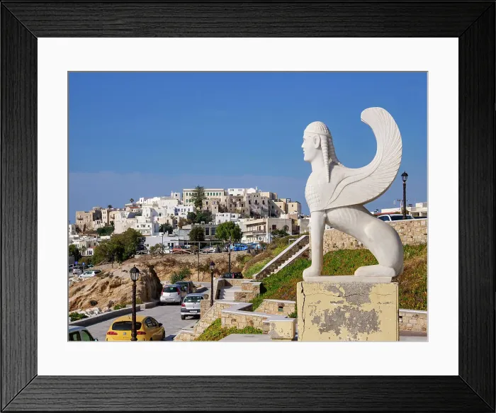 Framed Print : Sphinx of the Naxians at Chora, Naxos City, Naxos Island, Cyclades, Greek Islands, Greece, Europe Framed Print : Sphinx of the Naxians at Chora, Naxos City, Naxos Island, Cyclades, Greek Islands, Greece, Europe