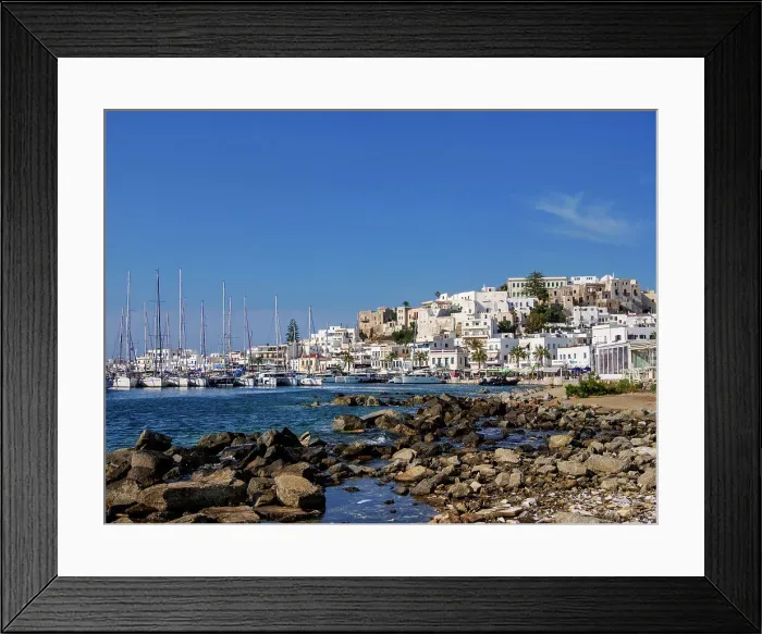 Framed Print : Chora Waterfront, Naxos City, Naxos Island, Cyclades, Greek Islands, Greece, Europe Framed Print : Chora Waterfront, Naxos City, Naxos Island, Cyclades, Greek Islands, Greece, Europe