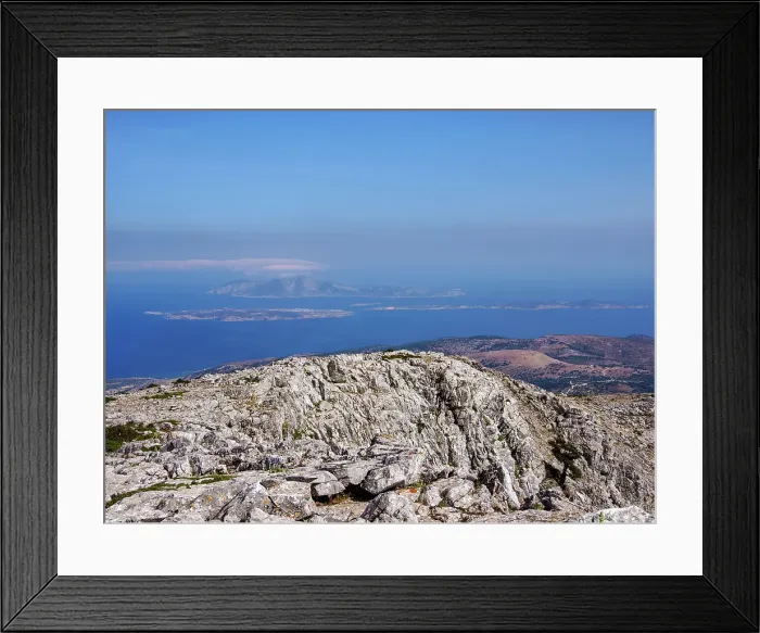 Framed Print : Landscape seen from the peak of Mount Zas (Zeus), Naxos Island, Cyclades, Greek Islands, Greece, Europe Framed Print : Landscape seen from the peak of Mount Zas (Zeus), Naxos Island, Cyclades, Greek Islands, Greece, Europe
