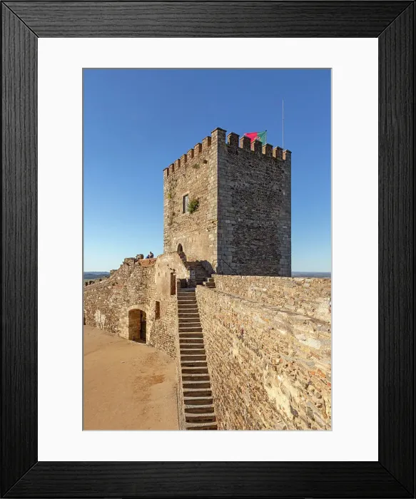 Framed Print : Historic walled castle in hilltop village of Monsaraz, Alto Alentejo, Portugal, Europe Framed Print : Historic walled castle in hilltop village of Monsaraz, Alto Alentejo, Portugal, Europe