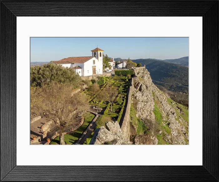 Framed Print : Formal garden, historic castle, medieval village of Marvao, Portalegre district, Alto Alentejo, Portugal, Europe Framed Print : Formal garden, historic castle, medieval village of Marvao, Portalegre district, Alto Alentejo, Portugal, Europe