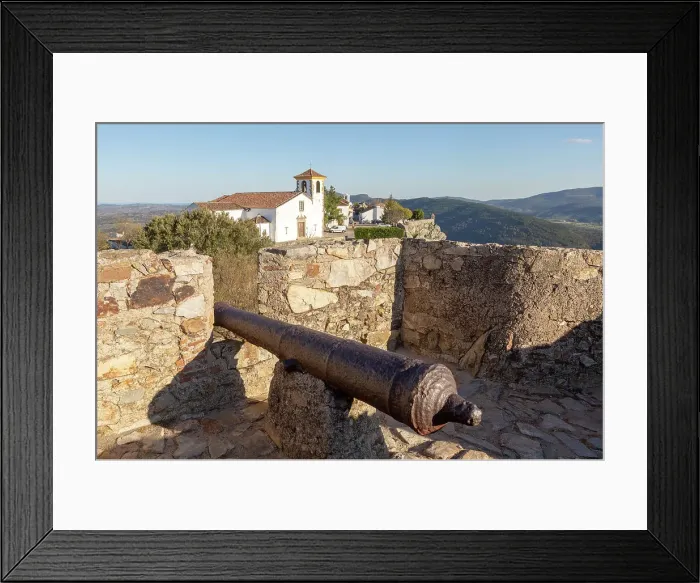 Framed Print : Cannon in historic castle in medieval village of Marvao, Portalegre district, Alto Alentejo, Portugal, Europe Framed Print : Cannon in historic castle in medieval village of Marvao, Portalegre district, Alto Alentejo, Portugal, Europe