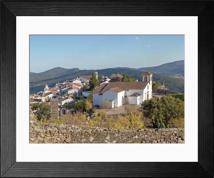 Framed Print : Historic medieval village of Marvao, Portalegre district, Alto Alentejo, Portugal, Europe Framed Print : Historic medieval village of Marvao, Portalegre district, Alto Alentejo, Portugal, Europe