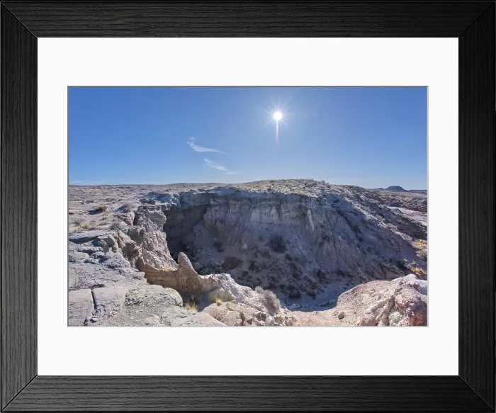 Framed Print : A dry waterfall west of Hamilili Point in Petrified Forest National Park, Arizona, United States of America, North America Framed Print : A dry waterfall west of Hamilili Point in Petrified Forest National Park, Arizona, United States of America, North America