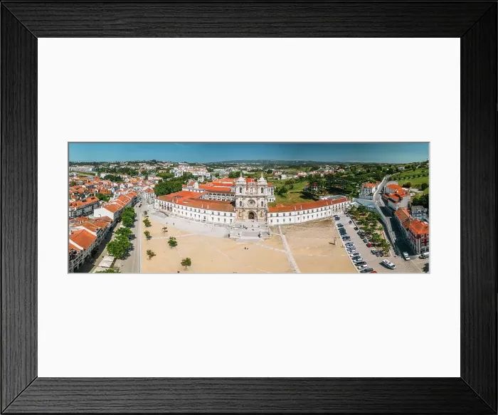 Framed Print : Aerial drone panoramic view of the Alcobaca Monastery (Alcobasa Monastery), UNESCO World Heritage Site, a Catholic monastic complex, Alcobaca, central Portugal, Eurpe Framed Print : Aerial drone panoramic view of the Alcobaca Monastery (Alcobasa Monastery), UNESCO World Heritage Site, a Catholic monastic complex, Alcobaca, central Portugal, Eurpe