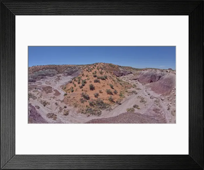 Framed Print : A sloping red sand dune above Hamilili Wash in Petrified Forest National Park, Arizona, United States of America, North America Framed Print : A sloping red sand dune above Hamilili Wash in Petrified Forest National Park, Arizona, United States of America, North America