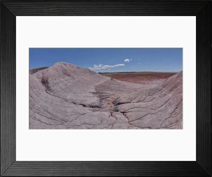 Framed Print : East slopes of Haystack Mesa in Petrified Forest National Park, Arizona, United States of America, North America Framed Print : East slopes of Haystack Mesa in Petrified Forest National Park, Arizona, United States of America, North America