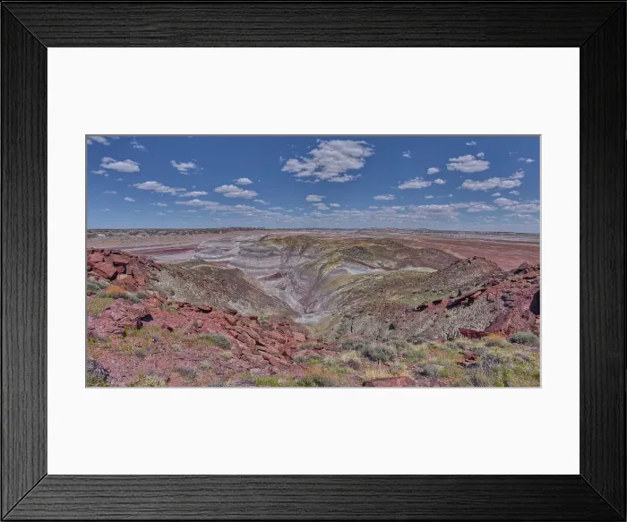 Framed Print : North East Branch of Haystack Mesa in Petrified Forest National Park, Arizona, United States of America, North America Framed Print : North East Branch of Haystack Mesa in Petrified Forest National Park, Arizona, United States of America, North America