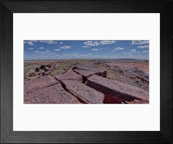 Framed Print : The summit of Haystack Mesa in Petrified Forest National Park, Arizona, United States of America, North America Framed Print : The summit of Haystack Mesa in Petrified Forest National Park, Arizona, United States of America, North America