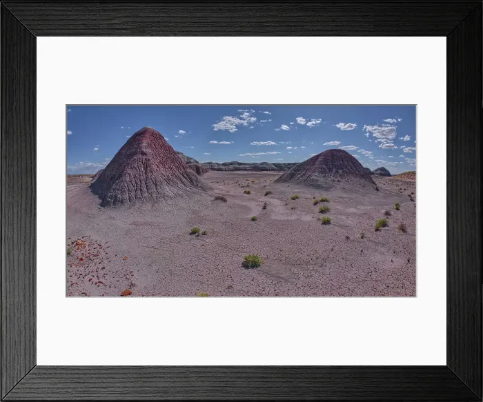 Framed Print : The Little Teepees on the north side of Haystack Mesa in Petrified Forest National Park, Arizona, United States of America, North America Framed Print : The Little Teepees on the north side of Haystack Mesa in Petrified Forest National Park, Arizona, United States of America, North America