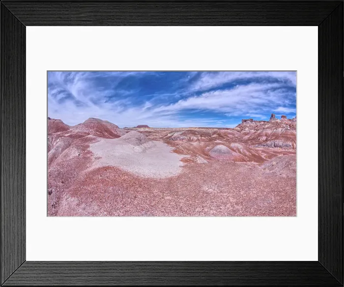 Framed Print : A small hill of gray bentonite clay that appears to be melting into the purple bentonite of Hamilili Valley on the south end of Petrified Forest National Park, Arizona, United States of America, North America Framed Print : A small hill of gray bentonite clay that appears to be melting into the purple bentonite of Hamilili Valley on the south end of Petrified Forest National Park, Arizona, United States of America, North America