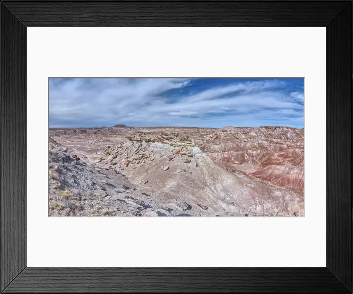 Framed Print : Small mesas with flat tops called Rock Islands on the south end of Petrified Forest National Park, Arizona, United States of America, North America Framed Print : Small mesas with flat tops called Rock Islands on the south end of Petrified Forest National Park, Arizona, United States of America, North America