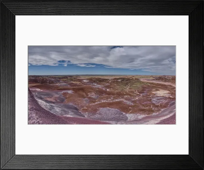 Framed Print : The North Valley below the Blue Mesa in Petrified Forest National Park, Arizona, United States of America, North America Framed Print : The North Valley below the Blue Mesa in Petrified Forest National Park, Arizona, United States of America, North America