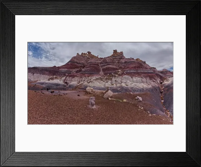 Framed Print : The Billings Gap Overlook on the east side of Blue Mesa in Petrified Forest National Park, Arizona, United States of America, North America Framed Print : The Billings Gap Overlook on the east side of Blue Mesa in Petrified Forest National Park, Arizona, United States of America, North America