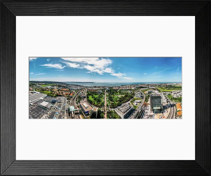 Framed Print : Aerial drone panoramic view of Parque dos Poetas, 25 hectare parkland with 60 statues in honour of 60 poets, Oeiras, Lisbon, Portugal, Europe Framed Print : Aerial drone panoramic view of Parque dos Poetas, 25 hectare parkland with 60 statues in honour of 60 poets, Oeiras, Lisbon, Portugal, Europe