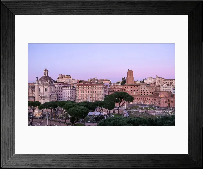 Framed Print : Cityscape of Rome from the Victor Emmanuel II National Monument with Trajan's Forum ruins in the background, Rome, Lazio, Italy, Europe Framed Print : Cityscape of Rome from the Victor Emmanuel II National Monument with Trajan's Forum ruins in the background, Rome, Lazio, Italy, Europe