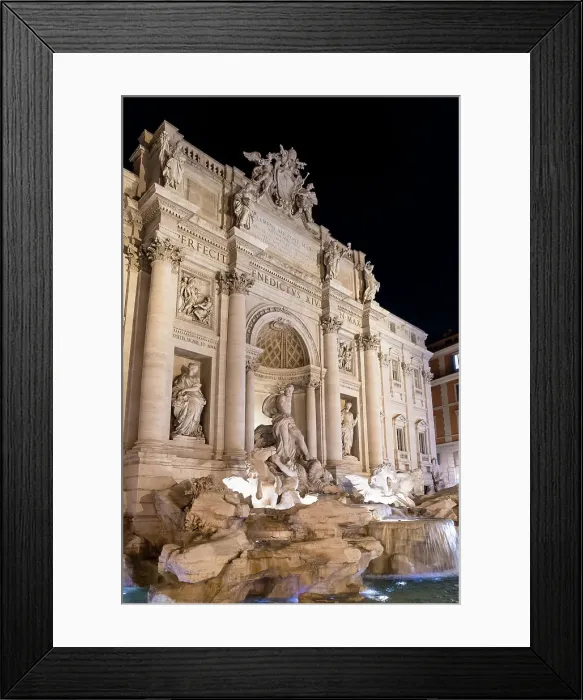 Framed Print : Detail of the Trevi Fountain, an 18th-century fountain, the largest Baroque fountain in the city, UNESCO World Heritage Site, Trevi District, Rome, Lazio, Italy, Europe Framed Print : Detail of the Trevi Fountain, an 18th-century fountain, the largest Baroque fountain in the city, UNESCO World Heritage Site, Trevi District, Rome, Lazio, Italy, Europe