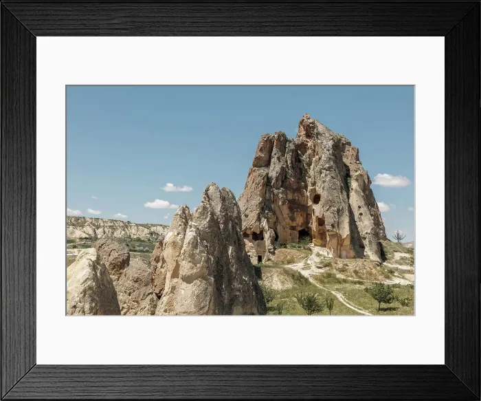 Framed Print : The Ancient city view with strange speared rocks, Swords Valley, Cappadocia, Turkey, Asia Minor, Asia
