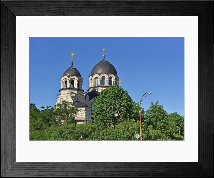 Framed Print : Church of Our Lady of the Sign, Zverinas district, Vilnius, Lithuania, Europe