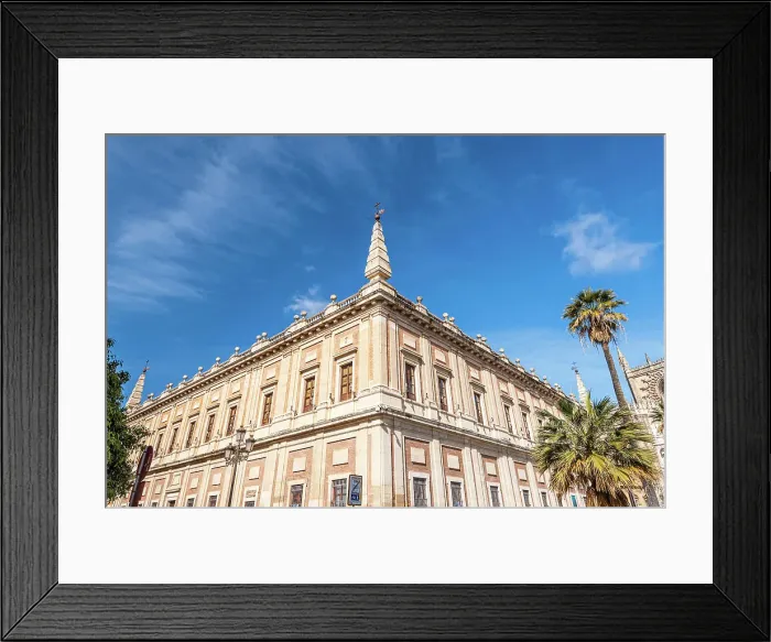 Framed Print : The Archivo General de Indias (General Archive of the Indies), UNESCO World Heritage Site, Plaza del Triunfo, Seville, Andalusia, Spain, Europe Framed Print : The Archivo General de Indias (General Archive of the Indies), UNESCO World Heritage Site, Plaza del Triunfo, Seville, Andalusia, Spain, Europe