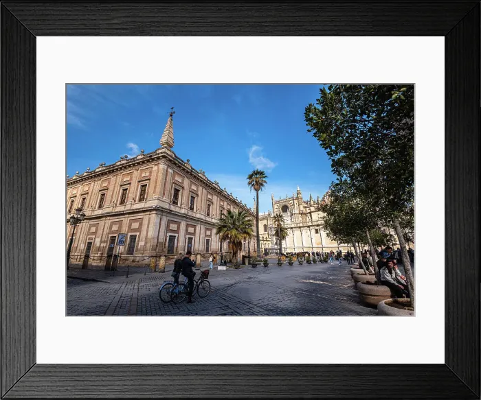 Framed Print : The Archivo General de Indias (General Archive of the Indies), UNESCO World Heritage Site, Plaza del Triunfo, Seville, Andalusia, Spain, Europe Framed Print : The Archivo General de Indias (General Archive of the Indies), UNESCO World Heritage Site, Plaza del Triunfo, Seville, Andalusia, Spain, Europe