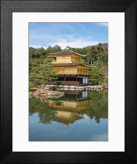 Framed Print : Golden Temple (Kinkaku-ji) (Temple of the Golden Pavilion), UNESCO World Heritage Site, Kyoto, Honshu, Japan, Asia Framed Print : Golden Temple (Kinkaku-ji) (Temple of the Golden Pavilion), UNESCO World Heritage Site, Kyoto, Honshu, Japan, Asia