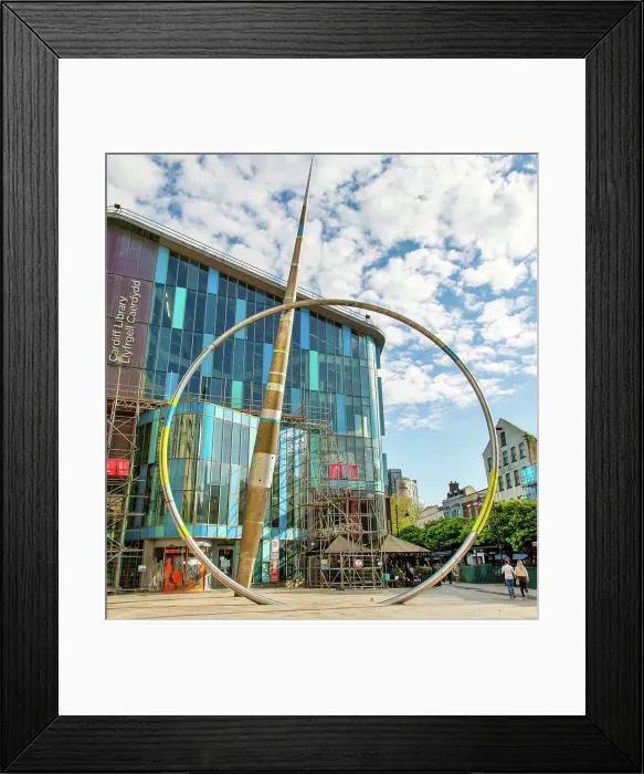 Framed Print : The Alliance sculpture outside Cardiff Library, created by Jean-Bernard Metais and installed in 2009, Cardiff, Wales, United Kingdom, Europe Framed Print : The Alliance sculpture outside Cardiff Library, created by Jean-Bernard Metais and installed in 2009, Cardiff, Wales, United Kingdom, Europe
