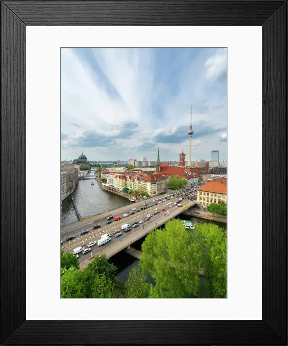 Framed Print : Berlin skyline with Berlin Cathedral, TV Tower and Spree River, Berlin, Germany, Europe Framed Print : Berlin skyline with Berlin Cathedral, TV Tower and Spree River, Berlin, Germany, Europe