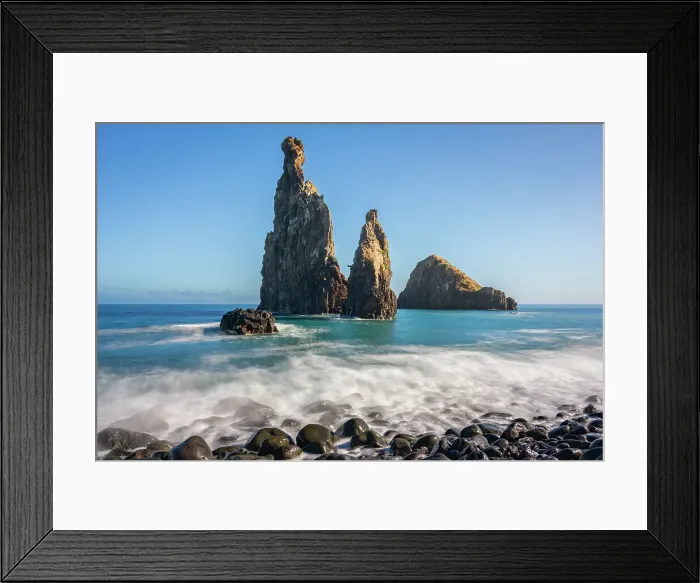 Framed Print : Rock formation at Praia da Ribeira da Janela beach, Ribeira da Janela, Porto Moniz, Madeira, Portugal, Atlantic, Europe Framed Print : Rock formation at Praia da Ribeira da Janela beach, Ribeira da Janela, Porto Moniz, Madeira, Portugal, Atlantic, Europe
