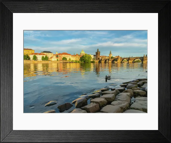Framed Print : Charles Bridge at sunset, UNESCO World Heritage Site, Prague, Bohemia, Czech Republic (Czechia), Europe Framed Print : Charles Bridge at sunset, UNESCO World Heritage Site, Prague, Bohemia, Czech Republic (Czechia), Europe