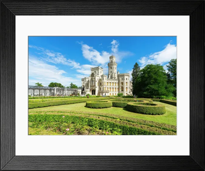 Framed Print : Facade of The State Chateau of Hluboka and park, Hluboka nad Vltavou, South Bohemian Region, Czech Republic (Czechia), Europe Framed Print : Facade of The State Chateau of Hluboka and park, Hluboka nad Vltavou, South Bohemian Region, Czech Republic (Czechia), Europe