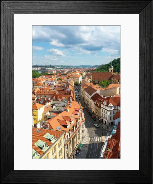 Framed Print : Lesser Town as seen from St. Nicholas Bell Tower, UNESCO World Heritage Site, Prague, Bohemia, Czech Republic (Czechia), Europe Framed Print : Lesser Town as seen from St. Nicholas Bell Tower, UNESCO World Heritage Site, Prague, Bohemia, Czech Republic (Czechia), Europe