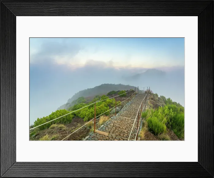 Framed Print : Trail on top of Pico Ruivo mountain, Santana, Madeira, Portugal, Atlantic, Europe Framed Print : Trail on top of Pico Ruivo mountain, Santana, Madeira, Portugal, Atlantic, Europe