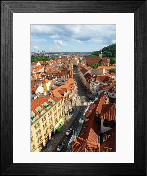 Framed Print : Lesser Town as seen from St. Nicholas Bell Tower, UNESCO World Heritage Site, Prague, Bohemia, Czech Republic (Czechia), Europe Framed Print : Lesser Town as seen from St. Nicholas Bell Tower, UNESCO World Heritage Site, Prague, Bohemia, Czech Republic (Czechia), Europe