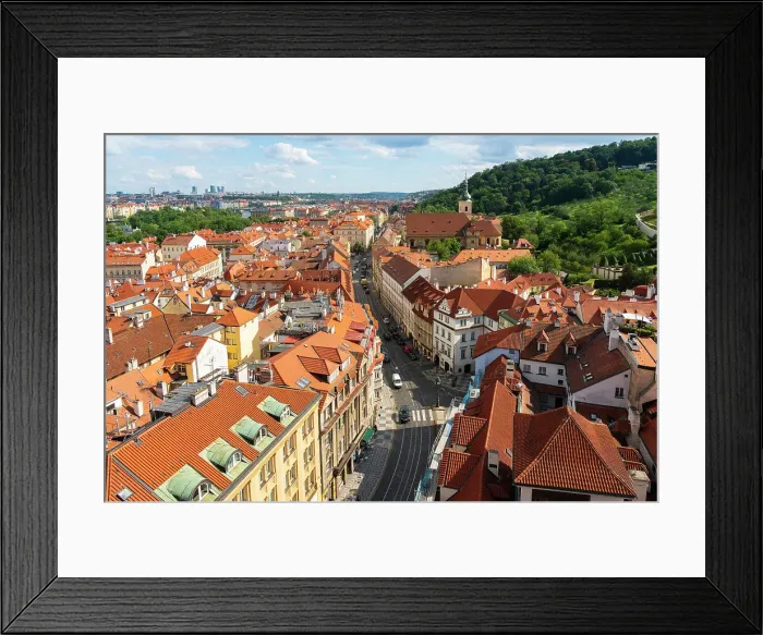 Framed Print : Lesser Town as seen from St. Nicholas Bell Tower, UNESCO World Heritage Site, Prague, Bohemia, Czech Republic (Czechia), Europe Framed Print : Lesser Town as seen from St. Nicholas Bell Tower, UNESCO World Heritage Site, Prague, Bohemia, Czech Republic (Czechia), Europe