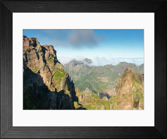 Framed Print : Mountains around Pico do Arieiro peak, Santana, Madeira, Portugal, Atlantic, Europe Framed Print : Mountains around Pico do Arieiro peak, Santana, Madeira, Portugal, Atlantic, Europe